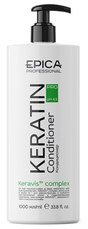 Кондиционер Epica Keratin Pro для реконструкции и глубокого восстановления волоc, 1000 мл