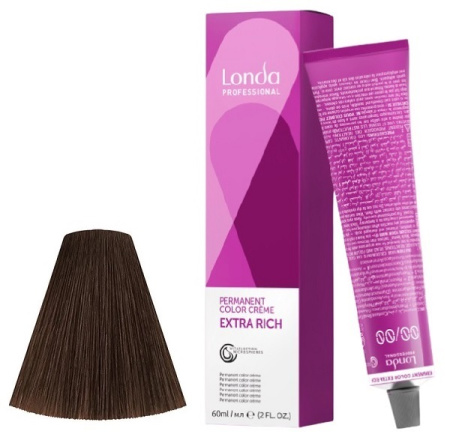 Стойкая крем-краска для волос Color Creme Extra Rich 4/71 шатен коричнево-пеп., 60 мл