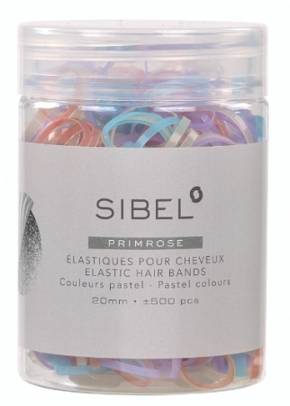 Резинки силиконовые Primrose цветные, 20 мм, 500 шт