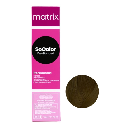 МП Matrix Краситель SoColor 4AA шатен глубокий пепельный, 90 мл акция