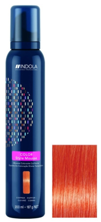 Мусс оттеночный с эффектом стайлинга Color Style Mousse Медный, 200 мл