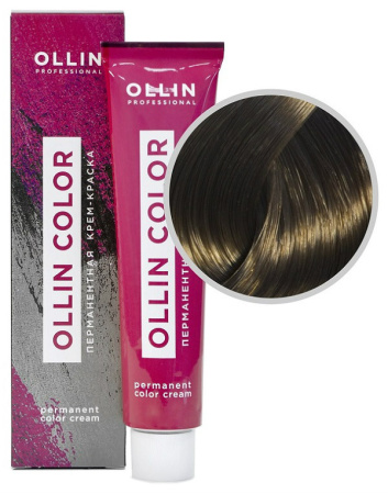 Перманентная крем-краска для волос Ollin Color 6/1 темно-русый пеп., 60 мл