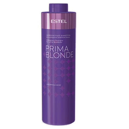 Шампунь серебристый для холодных оттенков блонд Estel Prima Blonde, 1000 мл