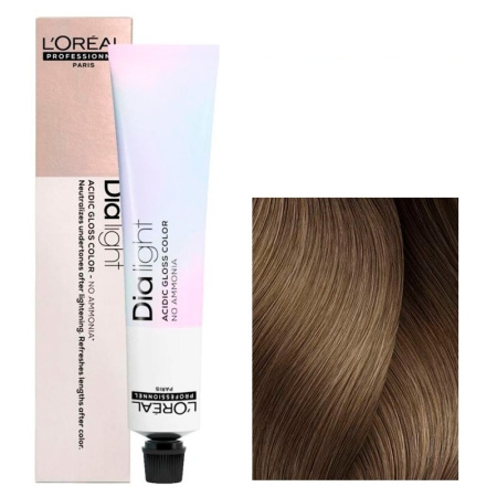 Краситель L’Oreal Dia Light 8.23 светлый блондин пепельно-золотистый, 50 мл