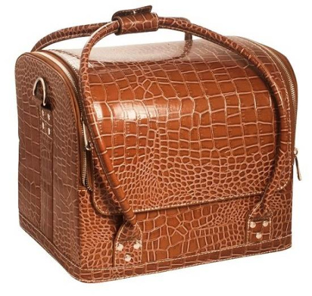 Сумка-чемодан "Crocodile" коричневая