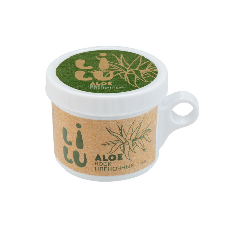 Воск плёночный для СВЧ LILU 02 aloe в банке, 100 г