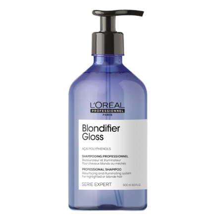 Шампунь для осветленных и мелированных волос L’Oreal Blondifier Gloss, 500 мл