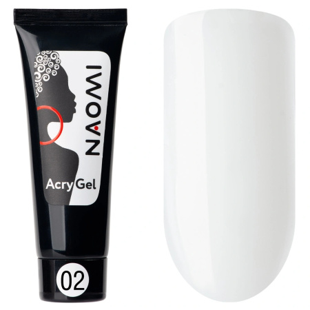Naomi AcryGel в тубе 02 Молочный, 15 г