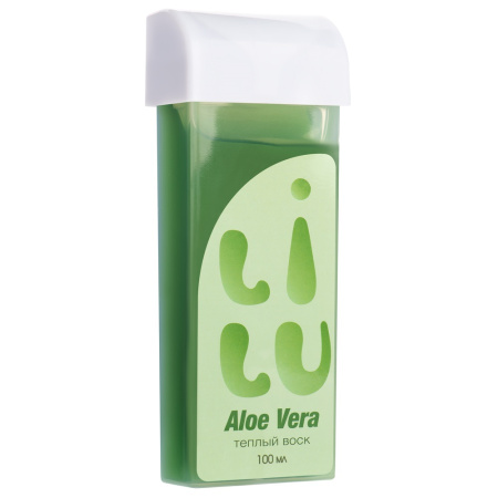 Воск тёплый LILU 10 aloe vera в картридже, 100 мл