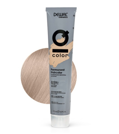 Краситель перманентный Dewal IQ Color Tone 9.61 very light rose ash blonde, 90 мл