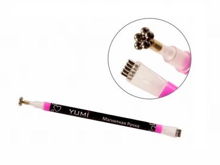 Двусторонняя магнитная ручка Yumi Professional для дизайна ногтей																						
