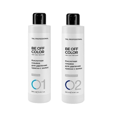 Комплект кислотной смывки для удаления краски с волос TNL Professional Be Off Color