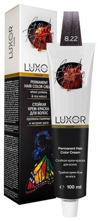 Перманентная крем-краска Luxor Professional Color 8.22 Светлый блондин фиолетовый интенс., 100 мл