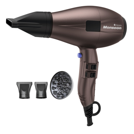 Фен Hairway Professional Monsoon 2400 W, коричневый