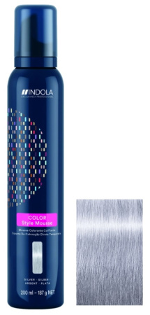 Мусс оттеночный с эффектом стайлинга Color Style Mousse Серебро, 200 мл 