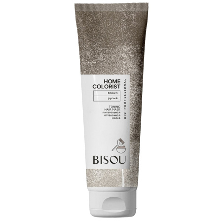 Маска оттеночная для волос Bisou Home Colorist "Русый", 150 мл