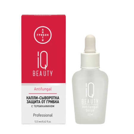 МП IQ BEAUTY Antifungal Капли-сыворотка защита от грибка с тербинафином, 12.5 мл