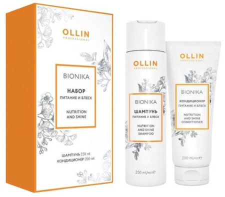 Набор для волос "Питание и блеск", BioNika 