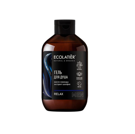 Гель для душа мужской "Relax" Ecolatier, 400 мл