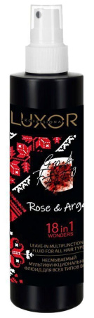 Несмываемый мультифункц. флюид для любого типа волос 18 Wonders Rose and Argan, 235 мл