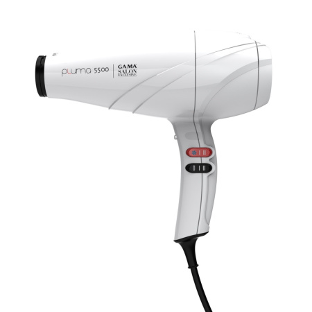 Фен GA.MA Pluma 5500 Ion System с Oxy Active белый
