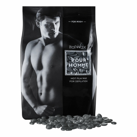 Воск горячий (пленочный) ItalWax "Pour Homme" мужской гранулы, 500 г