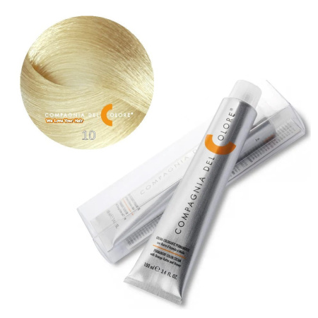 Крем-краска Del Colore 10 интенсивный натуральный платиновый блондин, 100 мл