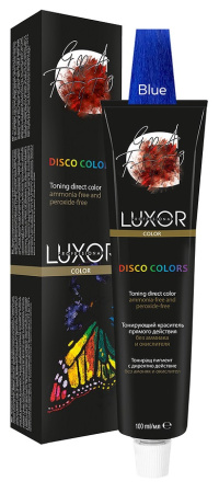 Тонирующий гель для волос прямого действия Disco Colors голубой, 100 мл