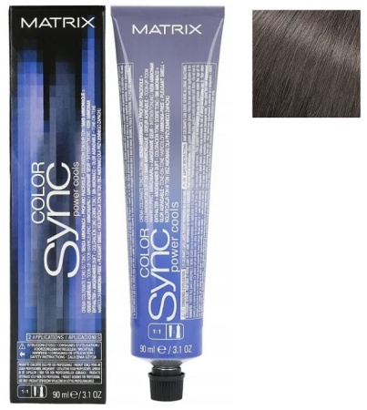 Крем-краска Color Sync Power Cools 7AA средн. блондин глуб. пеп., 90 мл