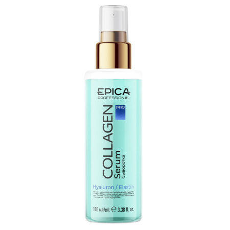 Сыворотка для волос увлажняющая и восстанавливающая Epica Collagen PRO, 100 мл