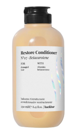 Кондиционер для восстановления поврежденных волос Farmavita "Back Bar Restore" N°07, 250 мл