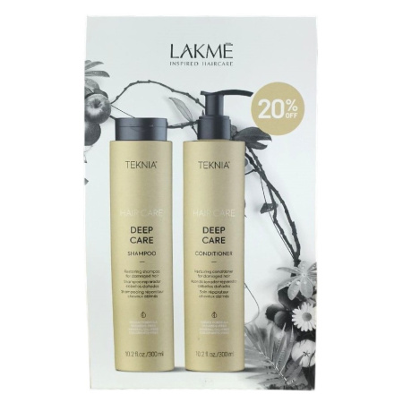 Lakme Подарочный набор восстанавливающий (шампунь300+кондиционер300)