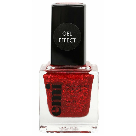 Лак ультрастойкий EM.I Gel Effect №185 пылкий взгляд, 9 мл