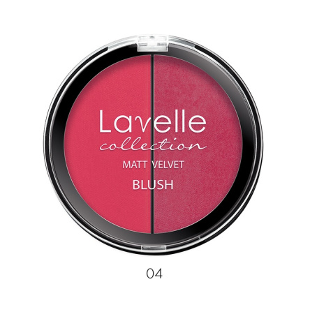 Румяна компактные двухцветные Lavelle Collection, т. 04 ягодный, 5 г