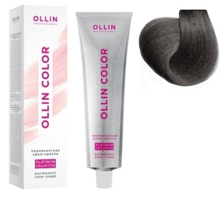 Перманентная крем-краска Ollin Color Platinum Collection 8/11 светло-русый интен.-пепельный, 100 мл