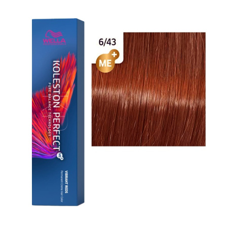Wella Крем-краска стойкая Koleston P. 6/43 Дикая орхидея, 60 мл