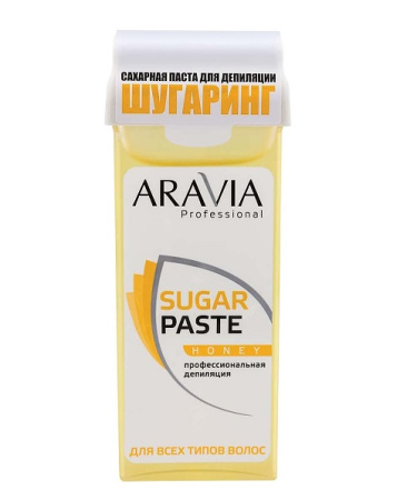 Паста сахарная для депиляции Aravia в картридже медовая, 150 г