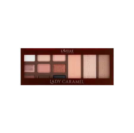 Палетка для макияжа Lavelle Collection Lady Caramel, 02 bonbon, 24,4 г