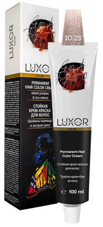 Перманентная крем-краска Luxor Professional 10.25 Платиновый блондин фиол. мах. 100 мл	