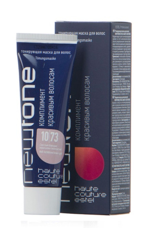 Маска тонирующая для волос Estel Newtone 10/73 светлый блондин коричнево-золотистый, 60 мл