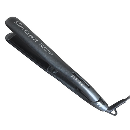 harizma Щипцы-выпрямители для волос Slim Expert серые 130-230℃
