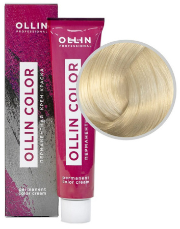 Перманентная крем-краска для волос Ollin Color 11/1 спец. блондин пеп., 60 мл