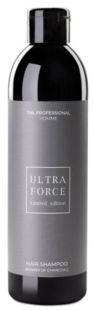 Шампунь для мужчин TNL Ultra Force с черным углем, 250 мл