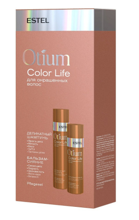 Набор деликатный для окрашеных волос Estel Otium Color Life