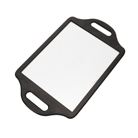 Зеркало заднего вида с двумя ручками 36 х 22 см Dewal, чёрное