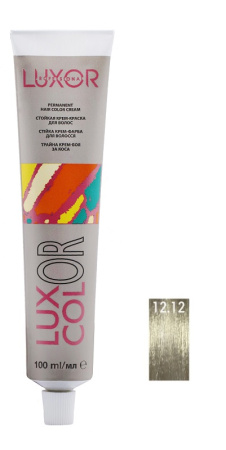 Стойкая крем-краска "Luxcolor" 12.12 Специальный блондин пепельный фиолетовый, 100 мл