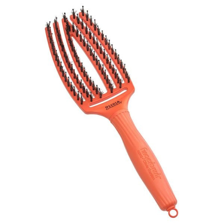Olivia Garden Щетка для волос Fingerbrush Care Iconic Boar&Nylon ORANGE DREAM