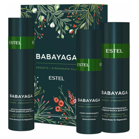 Набор Estel Babayaga (шампунь+маска+термозащитный спрей)