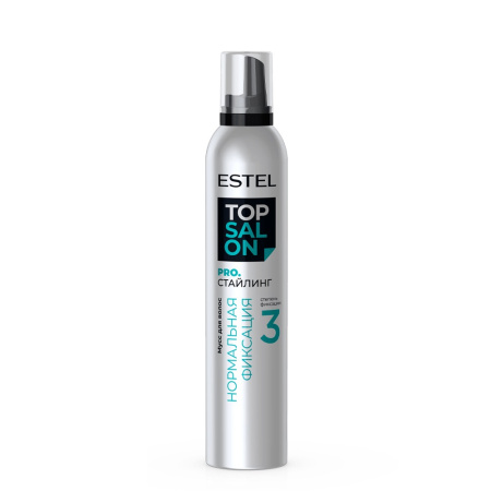 Мусс для волос Estel Top Salon Pro.Стайлинг 3 нормальная фиксация, 300 мл 