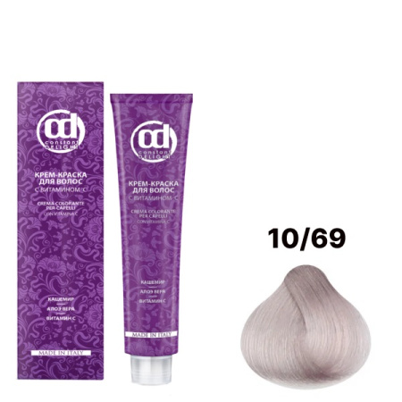 C.Delight Крем-краска Vit C 10/69 св.блондин шоколадно-фиолет.100 мл